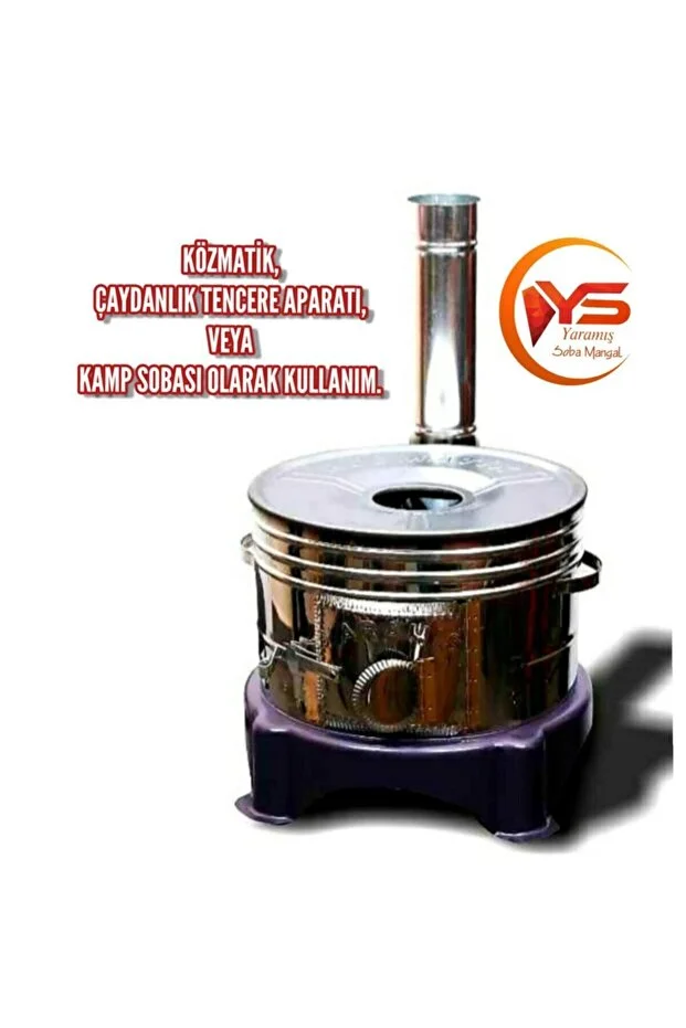 Full Çift Musluklu Semaverli Güveç Mangal Toprak Tandır Kavurma Tavası Ve Ayrı Gözleme Saç Kamp Soba